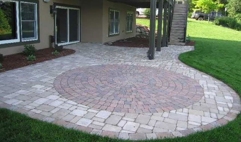 Brick Patio Layout