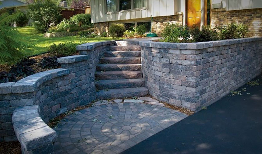 Retaining Wall Steps